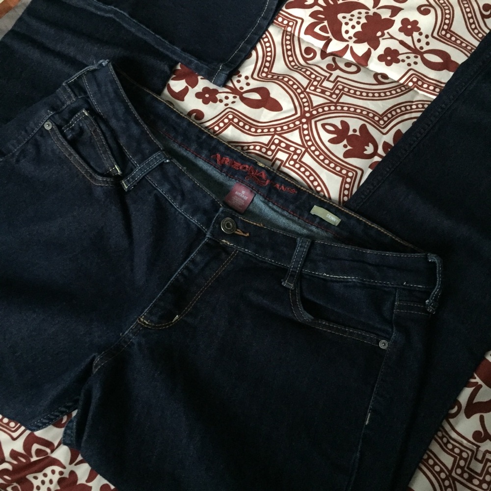 NOT FOR SALE RN! DONT BUY Dark Navy Arizona Skinny Jeans Size 15